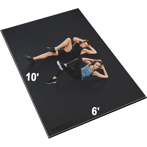 innhom Large Exercise Mat Innhom Workout Mat Gym Flooring for Home Gym